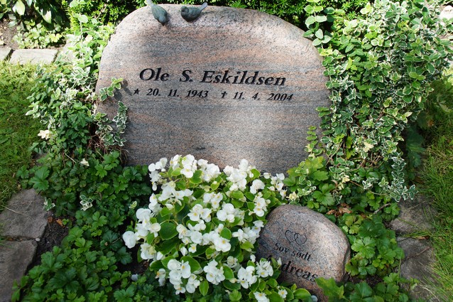 Billede af gravsten ved Sct. Jacobi Kirke, Varde