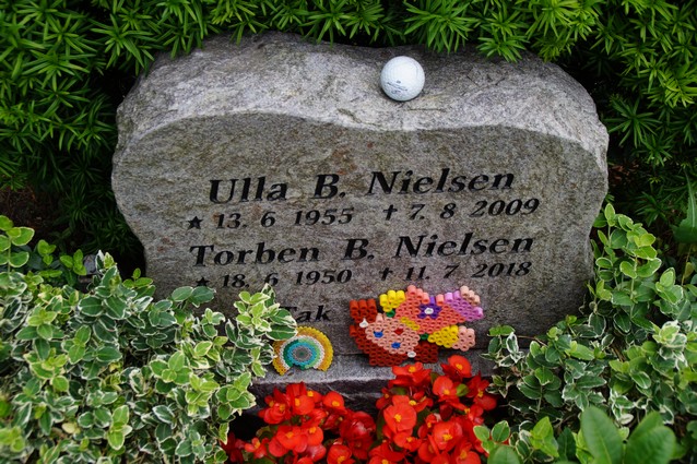 Billede af gravsten ved Sct. Jacobi Kirke, Varde