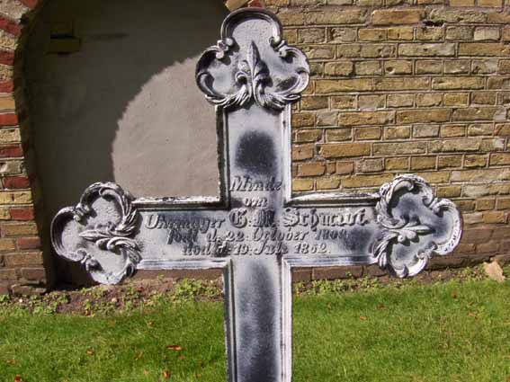 Billede af gravsten ved Sct. Jacobi Kirke, Varde