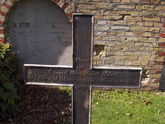 Billede af gravsten ved Sct. Jacobi Kirke, Varde